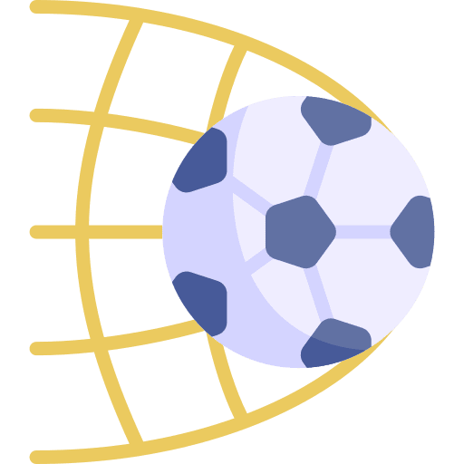 Goal match play soccer icon