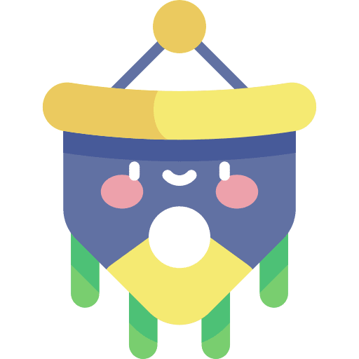 Banner sports and competition flag pennant icon