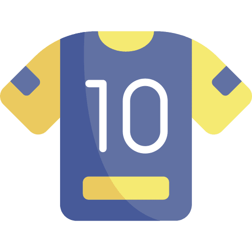 Jersey soccer team sport tshirt icon