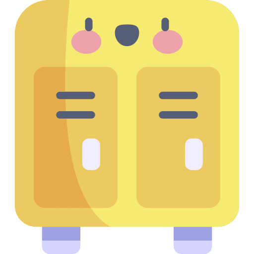 Locker dressing room locker cabinet icon