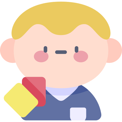 Referee user penalty card yellow card icon