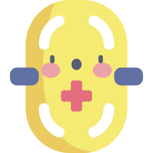 Stretcher medical assistance illness stretcher icon