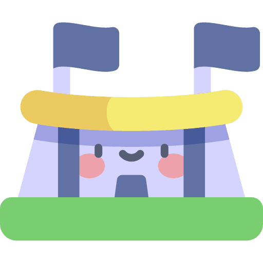 Stadium arena building soccer icon