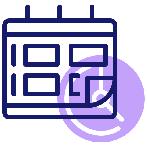 Calendar schedule calendar time and date icon