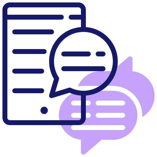 Chat communication message communications icon