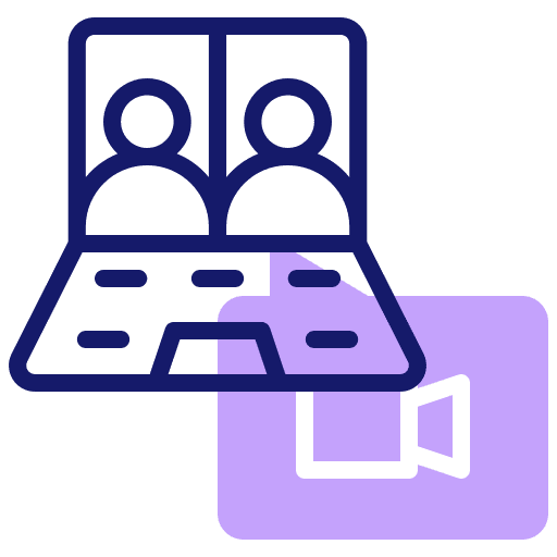 Conference videoconference conference communication icon