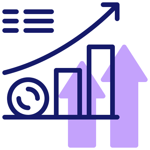Growth growth graph finance business and finance icon
