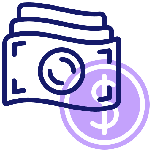 Money dollar business and finance money icon