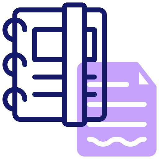 Notebook education spring notebook write icon