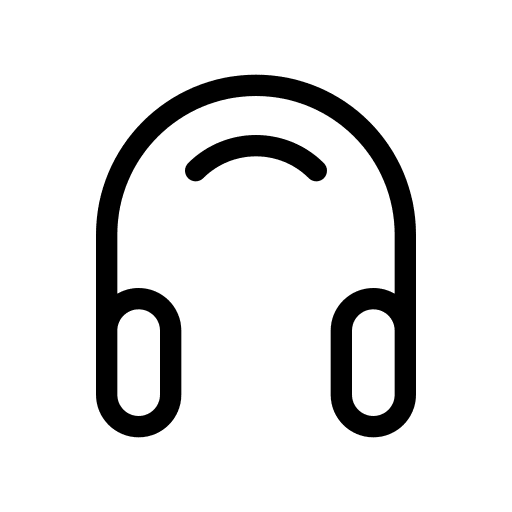 Headphones headphone earphones device icon