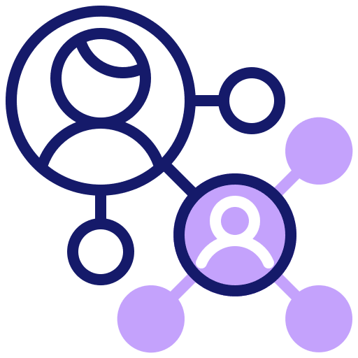 Team management network networking people icon