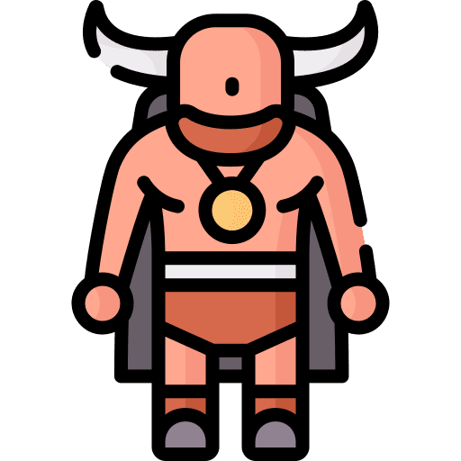 Barbarian avatar game warrior icon