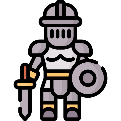 Knight armor user security icon
