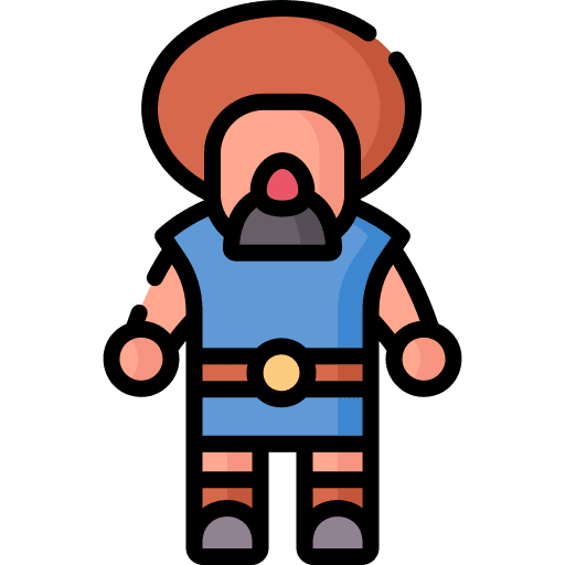 Dwarf germanic elf legend icon