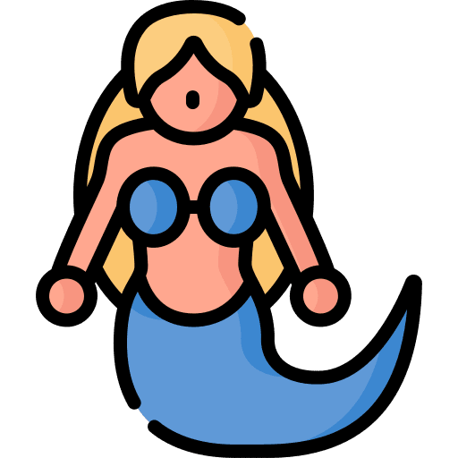 Mermaid character mermaid fantasy icon