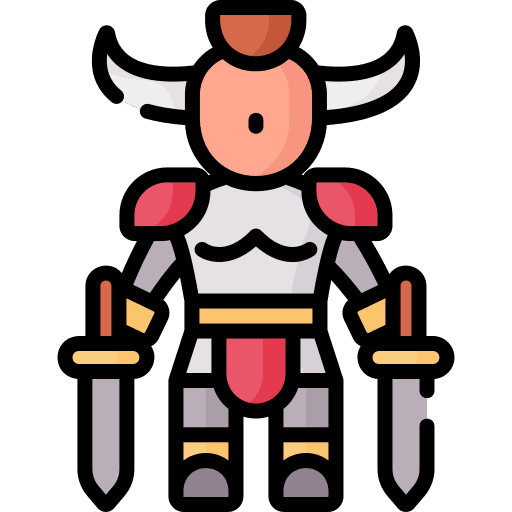 Samurai face helmet warrior icon