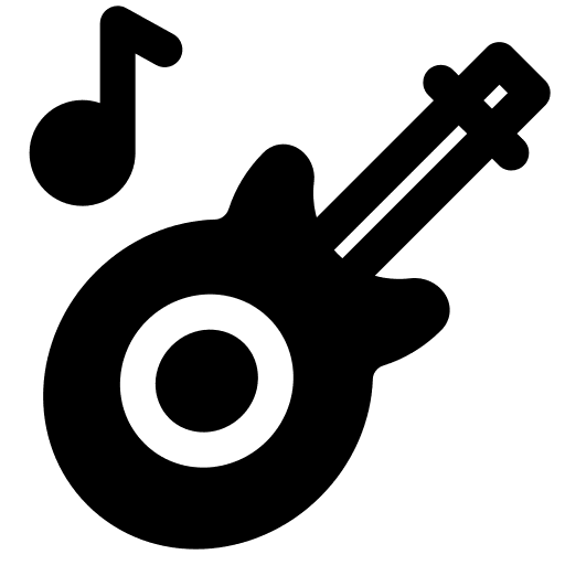 Rock guitar genres opera category icon