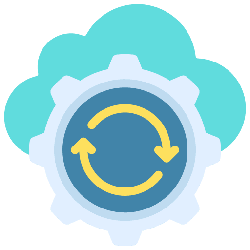 Optimization network connection cloud storage seo and web icon