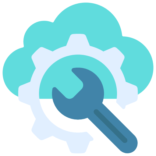 Repair tools seo and web maintenance settings icon