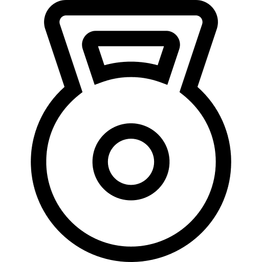Kettlebell exercise kettlebell gymnastic icon
