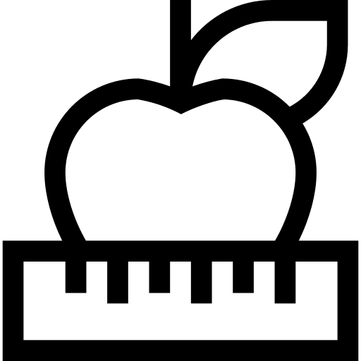 Diet organic measurement diet icon