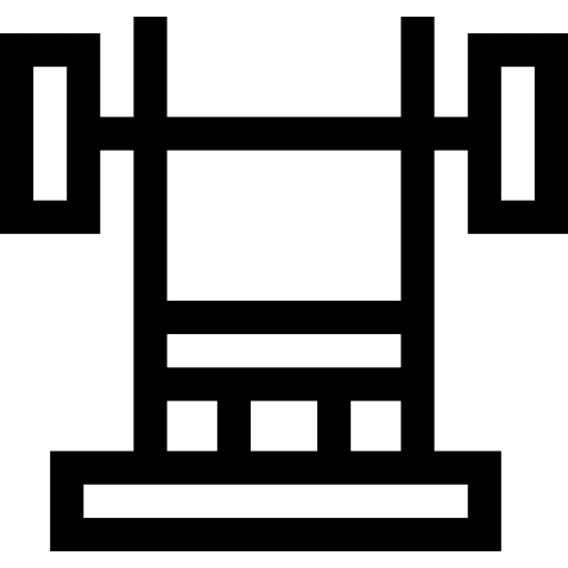 Gym machine weightlifting workout sport icon