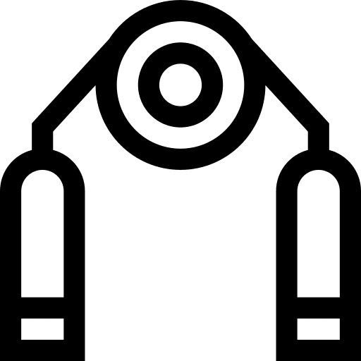 Hand grip exercise sport training icon