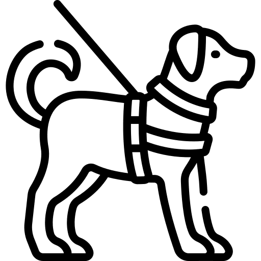 Guide dog guide dog animals accessibility icon