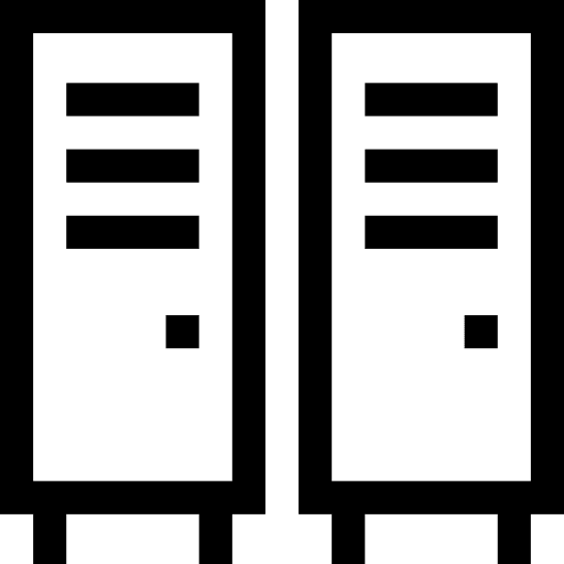 Lockers lockers cabinet sport icon