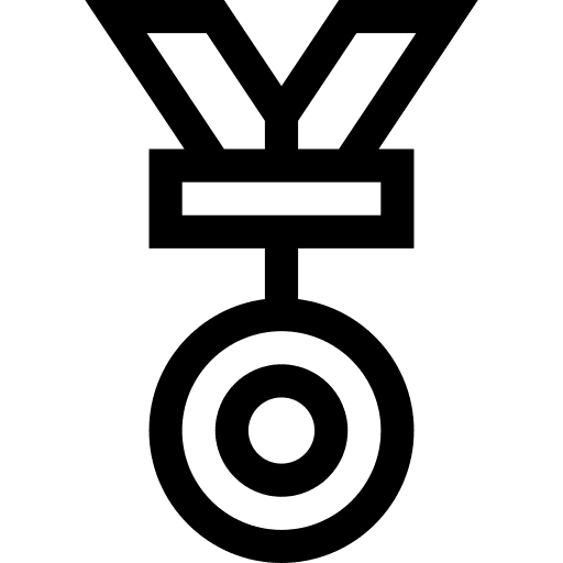 Medal award sports and competition medal icon