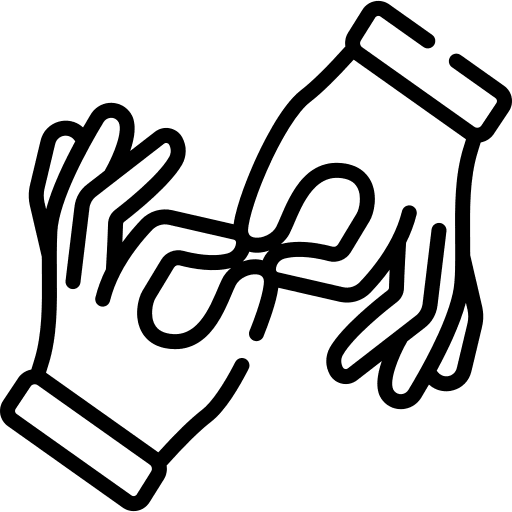 Sign language communication language gesture icon