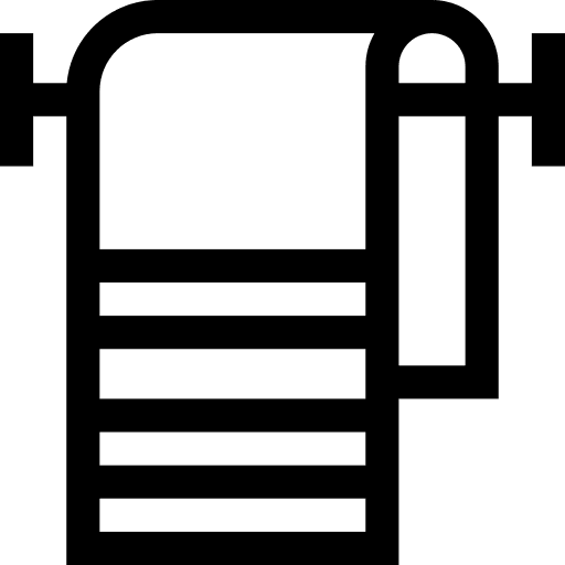 Towel dry hygiene towel icon