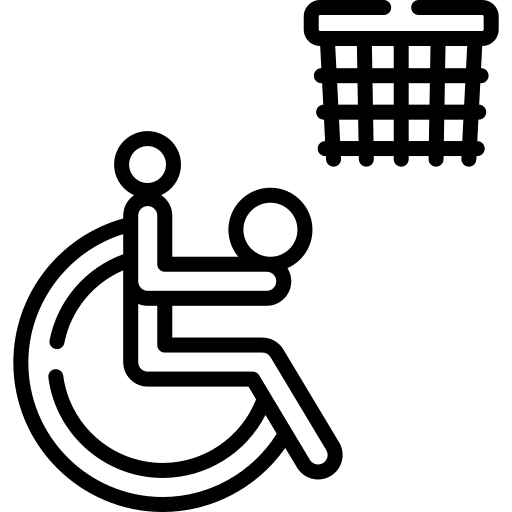 Disabled person humanpictos sport sports and competition icon