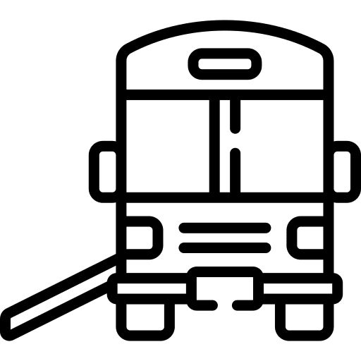 Bus wheelchair handicap bus icon