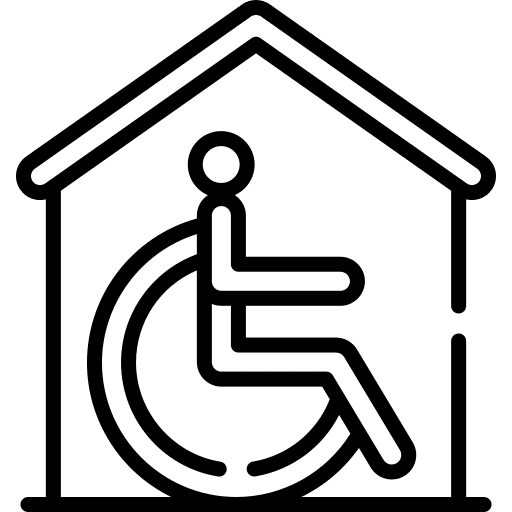 House real estate handicap house icon