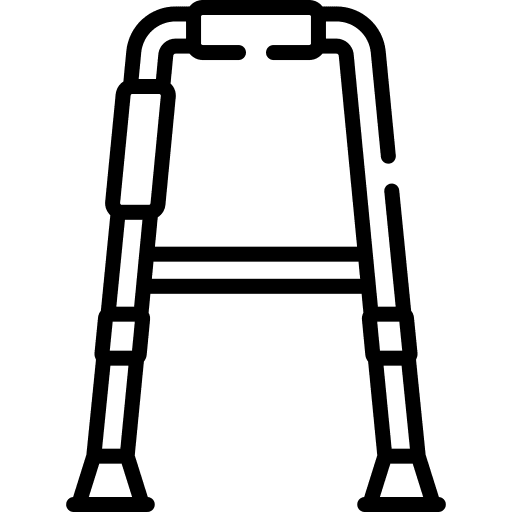 Walking aid therapy walking aid physiotherapy icon