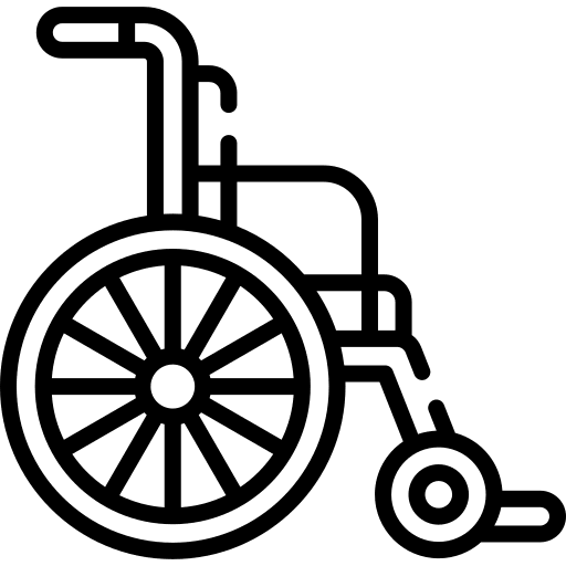 Wheelchair disabled person handicap accessibility icon