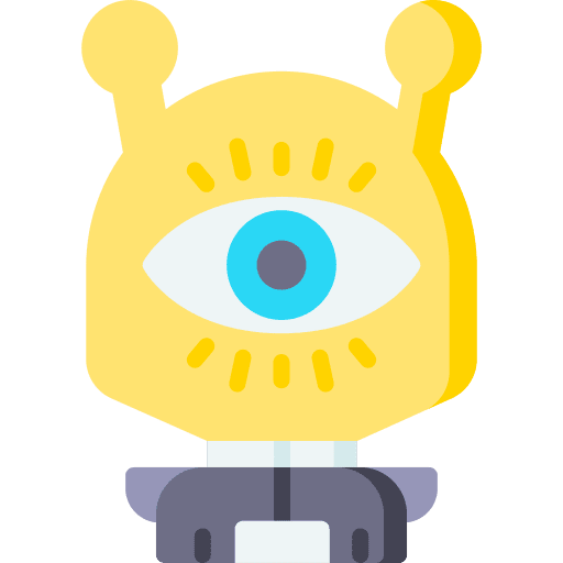 Alien galaxy extraterrestrial user icon