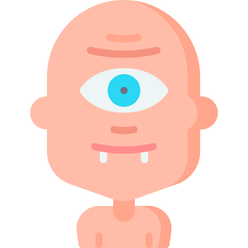 Cyclops folklore legend character icon