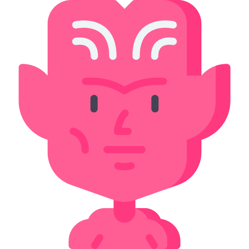 Monster alien people science fiction icon