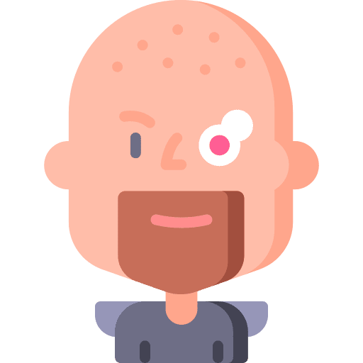 Man character spy avatar icon