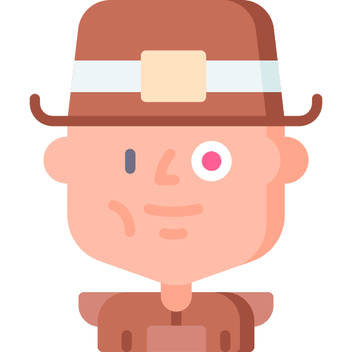 Man science fiction cyber punk user icon