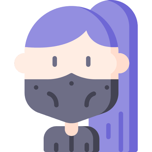 Ninja woman ninja user icon
