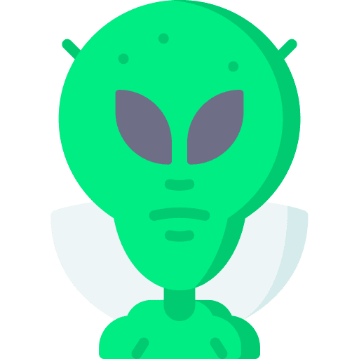 Alien creature alien science fiction icon