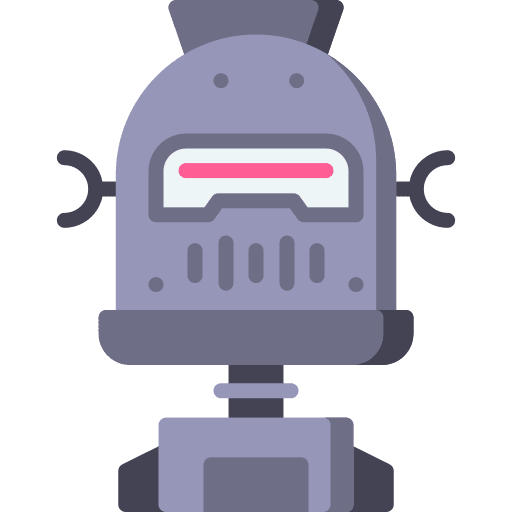Robot user droid character icon