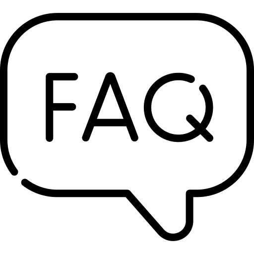 Faq chat box faq communications icon