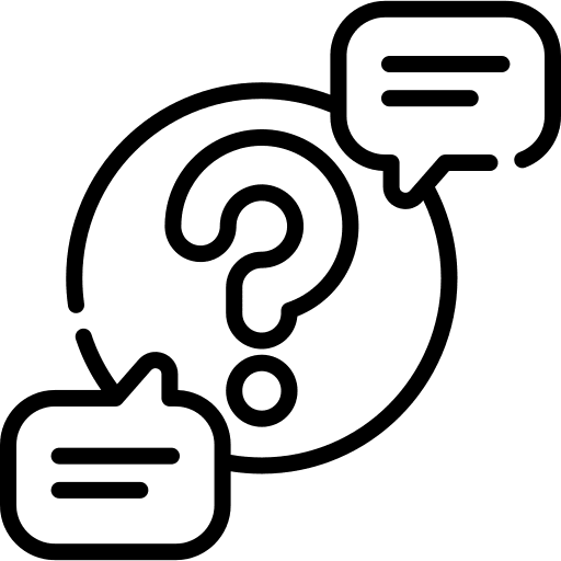 Faq communications info question mark icon