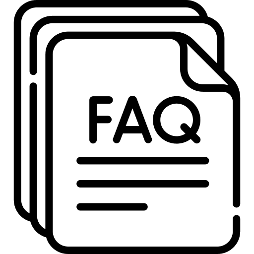 Faq document questionnaire archive icon