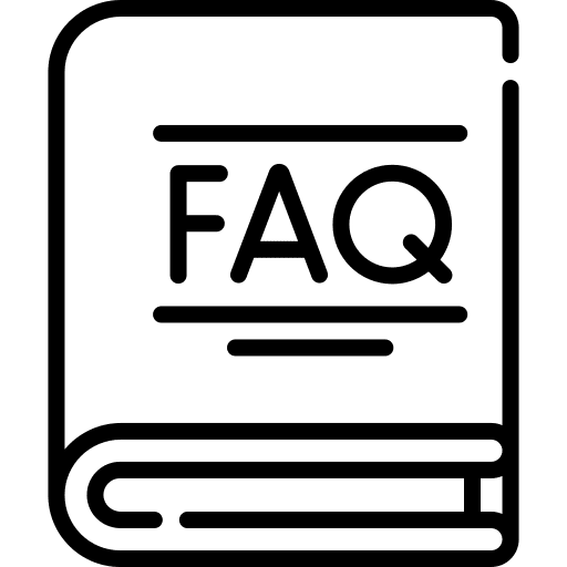 Faq information book faq icon