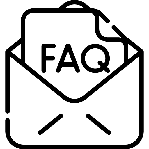 Faq mail communications email icon